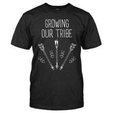 Load image into Gallery viewer, Growing Our Tribe - T Shirt - GROWING_OUR_TRIBE_-_Men_-_black