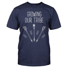 Load image into Gallery viewer, Growing Our Tribe - T Shirt - GROWING_OUR_TRIBE_-_Men_-_navyblue