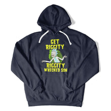 Load image into Gallery viewer, Get Riggity Riggity Wrecked Son - T Shirt - Get_Riggity_Riggity_Wrecked_Son_hoodie_navy