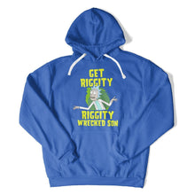 Load image into Gallery viewer, Get Riggity Riggity Wrecked Son - T Shirt - Get_Riggity_Riggity_Wrecked_Son_hoodie_royal