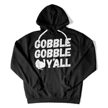 Load image into Gallery viewer, Gobble Gobble Y'all - T Shirt - Gobble_Gobble_Y_all_hoodie_black