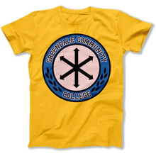 Load image into Gallery viewer, Greendale Community College - T Shirt - Greendale_Community_College_men_yellow