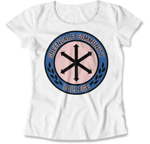 Load image into Gallery viewer, Greendale Community College - T Shirt - Greendale_Community_College_women_white