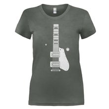 Load image into Gallery viewer, GR-Guitar - T Shirt - Gretch_Guitar_-_ladies_-_charcoal