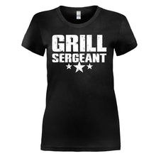 Load image into Gallery viewer, Grill Sergeant - T Shirt - Grill-Sergeant---ladies---Black