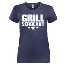 Load image into Gallery viewer, Grill Sergeant - T Shirt - Grill-Sergeant---ladies---Navy-Blue