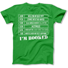 Load image into Gallery viewer, Grinchy Schedule - T Shirt - Grinchy_Schedule_men_kelly