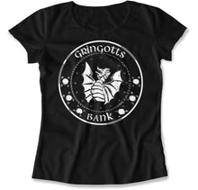 Load image into Gallery viewer, Gringotts Bank - T Shirt - Gringotts_Bank_women_black