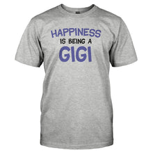 Load image into Gallery viewer, Happiness Is Being A Gigi - T Shirt - HAPPINESS_IS_BEING_A_GIG_-_Men_-_heathergrey