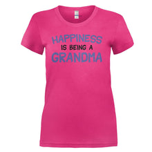 Load image into Gallery viewer, Happiness Is Being A Grandma - T Shirt - HAPPINESS_IS_BEING_A_GRANDMA_-_Ladies_-_pink