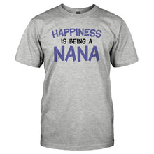 Load image into Gallery viewer, Happiness Is Being A Nana - T Shirt - HAPPINESS_IS_BEING_A_NANA_-_Men_-_heathergrey