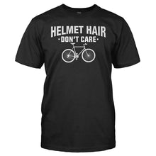 Load image into Gallery viewer, Helmet Hair Don't Care - T Shirt - HELMET_HAIR_DON_T_CARE_men_black