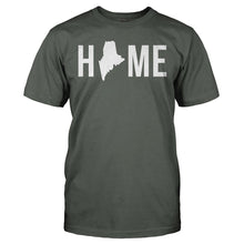 Load image into Gallery viewer, Home State - Maine - T Shirt - HOME_STATE_-_MAINE_-_men_-_charcoal