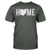 Load image into Gallery viewer, Home State - Ohio - T Shirt - HOME_STATE_-_OHIO_-_men_-_charcoal