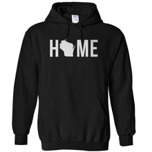 Load image into Gallery viewer, Home State - Wisconsin - T Shirt - HOME_STATE_-_WISCONSIN_-_hoodies_-_black