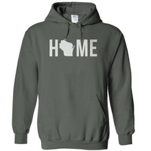Load image into Gallery viewer, Home State - Wisconsin - T Shirt - HOME_STATE_-_WISCONSIN_-_hoodies_-_charcoal