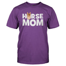 Load image into Gallery viewer, Horse Mom - T Shirt - HORSE_MOM_-_Men_-_purple
