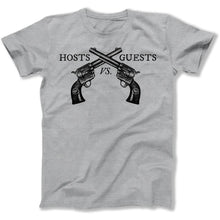 Load image into Gallery viewer, Hosts vs Guests - T Shirt - HOSTS_VS_GUESTS_men_heather