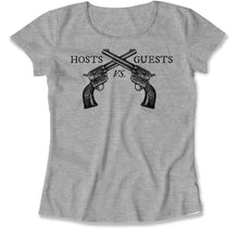 Load image into Gallery viewer, Hosts vs Guests - T Shirt - HOSTS_VS_GUESTS_women_heather