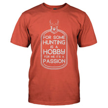 Load image into Gallery viewer, Hunting is a Passion - T Shirt - HUNTING_IS_A_PASSION_-_Men_-_orange