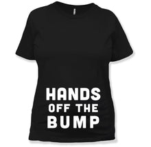 Load image into Gallery viewer, Hands Off The Bump - Maternity T-Shirt - Hands_Off_The_Bump_-_Maternity_T-Shirt_black