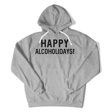 Load image into Gallery viewer, Happy Alcoholidays! - T Shirt - Happy_Alcoholidays_hoodie_heather