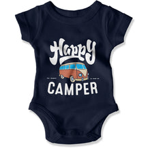 Load image into Gallery viewer, Happy Camper - Baby Bodysuit - Happy_Camper_-_Baby_One-Piece_navy