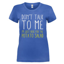 Load image into Gallery viewer, Here For The Potato Salad - T Shirt - Here-For-The-Potato-Salad---ladies---Royal-Blue