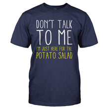 Load image into Gallery viewer, Here For The Potato Salad - T Shirt - Here-For-The-Potato-Salad---tshirt---Navy-Blue