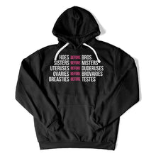 Load image into Gallery viewer, Hoes Before Bros - T Shirt - Hoes_Before_Bros_hoodie_black