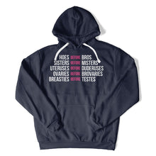 Load image into Gallery viewer, Hoes Before Bros - T Shirt - Hoes_Before_Bros_hoodie_navy
