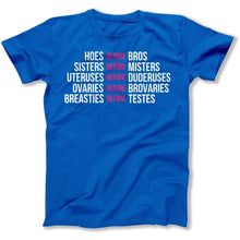 Load image into Gallery viewer, Hoes Before Bros - T Shirt - Hoes_Before_Bros_men_royal