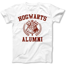 Load image into Gallery viewer, Hogwarts Alumni - T Shirt - Hogwarts_Alumni_men_white