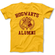 Load image into Gallery viewer, Hogwarts Alumni - T Shirt - Hogwarts_Alumni_men_yellow