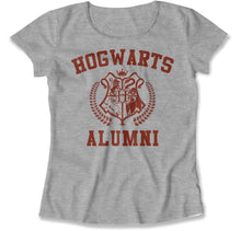 Load image into Gallery viewer, Hogwarts Alumni - T Shirt - Hogwarts_Alumni_women_heather