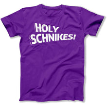Load image into Gallery viewer, Holy Schnikes! - T Shirt - Holy_Schnikes_men_purple