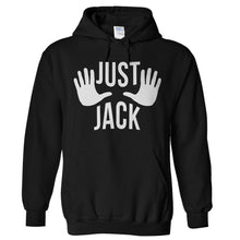 Load image into Gallery viewer, Just Jack - T Shirt - Hoodies_-_Black_ba666e4a-5e2f-48c4-b757-07b391d6110a
