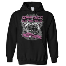 Load image into Gallery viewer, Girls Made Perfect - Motorcycles - T Shirt - Hoodies_-_Black_d7ffeb84-0944-4255-a7c3-f7aa0f708468