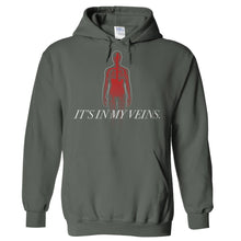 Load image into Gallery viewer, It's In My Veins - Guitar - T Shirt - Hoodies_-_Charcoal_442c1636-f239-4e58-9f42-094a0e0bf284