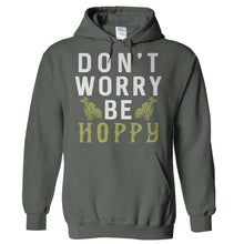 Load image into Gallery viewer, Don't Worry Be Hoppy - T Shirt - Hoodies_-_Charcoal_8c590cf9-75a5-4369-80ef-a2c339d2aac9