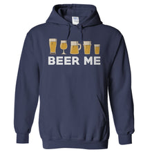 Load image into Gallery viewer, Beer Me - T Shirt - Hoodies_-_Navy_0ce3eb2d-7264-4453-b907-7c009f3c548b