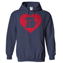 Load image into Gallery viewer, Baking Love - T Shirt - Hoodies_-_Navy_a0ba4b60-174e-4cba-aca5-12733f17f3bb