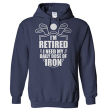 Load image into Gallery viewer, I Need My Daily Dose of Iron - T Shirt - Hoodies_-_Navy_ced62dd9-1121-4c98-a125-b550b3d81e4b