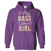 Load image into Gallery viewer, I Play Bass Like A Girl - T Shirt - Hoodies_-_Purple_278b1cc8-8f27-4d17-af7a-197601ea97c7