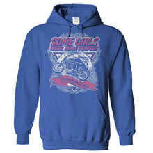 Load image into Gallery viewer, Girls Made Perfect - Motorcycles - T Shirt - Hoodies_-_Royal_94d84a28-213a-4e3b-b083-efb482917ccc