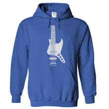 Load image into Gallery viewer, J Bass Guitar - T Shirt - Hoodies_-_Royal_c6fbc262-9332-4bce-8bfb-39ae18a604ee