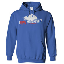 Load image into Gallery viewer, I Love Motorcycles - T Shirt - Hoodies_-_Royal_f02a8371-31a3-4c3b-a036-d4deca083e56