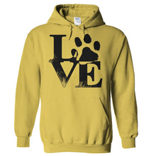Load image into Gallery viewer, Dog Love - T Shirt - Hoodies_-_Yellow_b1411f0b-9394-43b4-9b26-d4dac423e4c3