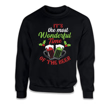 Load image into Gallery viewer, It's The Most Wonderful Time Of The Beer - ILA-05 - T Shirt - ILA-05-Crewneck-Black