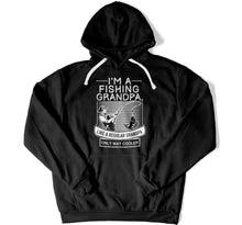 Load image into Gallery viewer, I'm A Fishing Grandpa - ILA-07 - T Shirt - ILA-07-Hoodie-Black